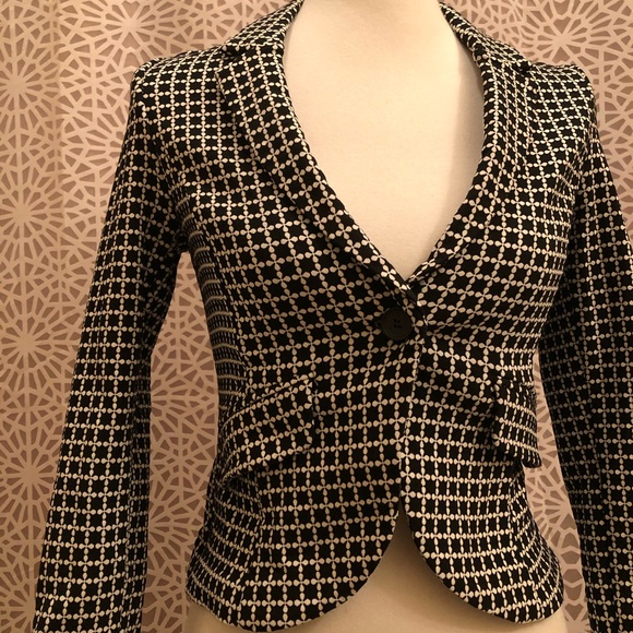 Mosaic & Co Jackets & Blazers - Mosaic & Co Size Small Black & White Jacket Blazer